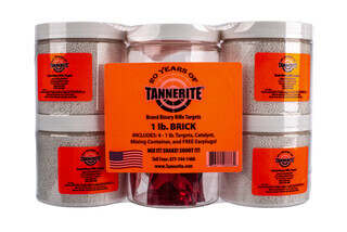 Tannerite Binary Targets come in a 4 pack of 1 pound explosive targets
